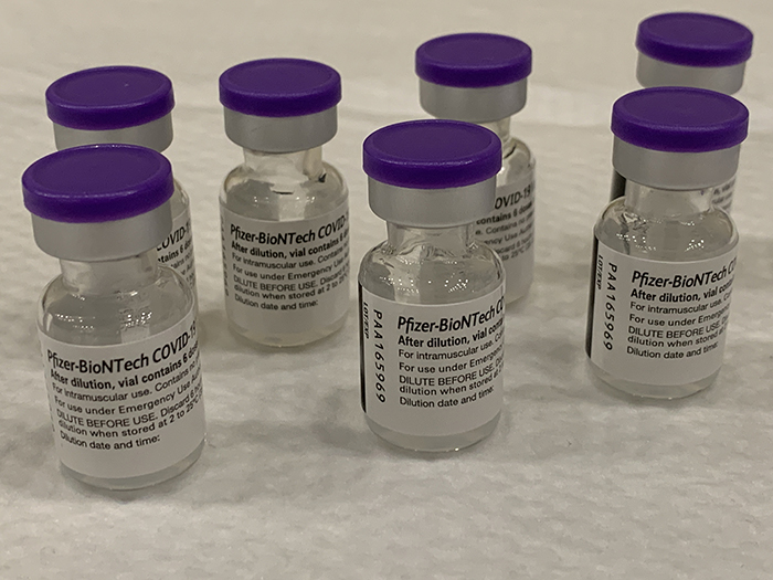 Pfizer COVID Vaccine Vials